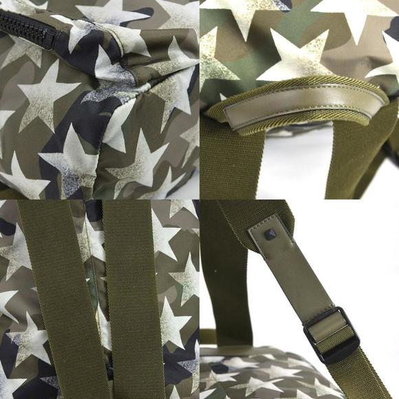 VALENTINO GARAVANI Garavani Backpack Nylon Khaki Women's - Picture 4 of 5